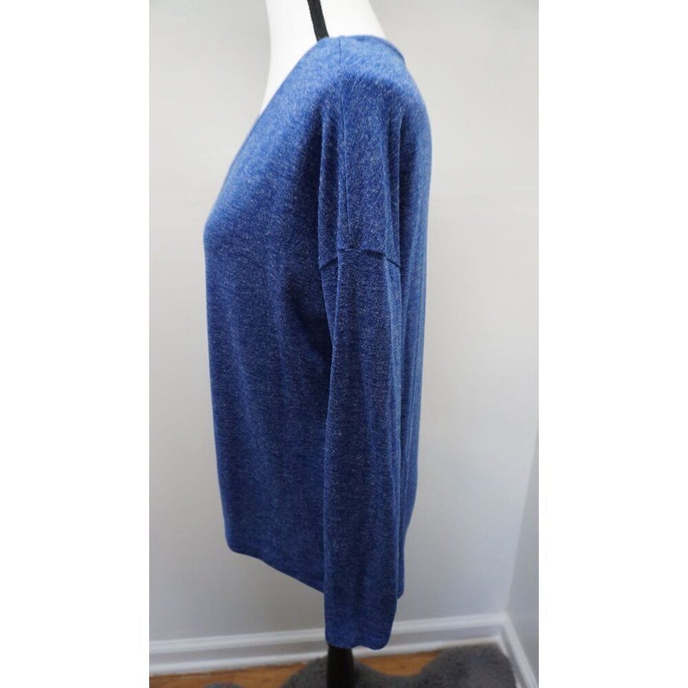 Old Navy Women's Relaxed Long Sleeve Hi-Low Shirt Blue - Size XS - Picture 6 of 14